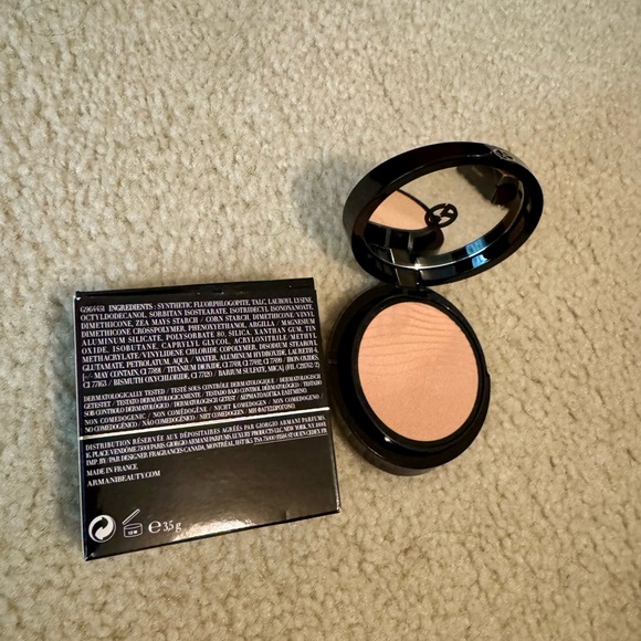 Giorgio Armani Makeup Brand New Giorgio Armani Cream Setting Powder Compactneo Nude Fusion
